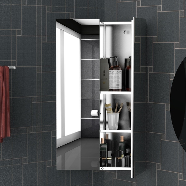 Corner deals mirror cabinet