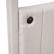 preview thumbnail 7 of 7, Beige Classic Queen Size Canopy Platform Bed with USB and Type-C Ports