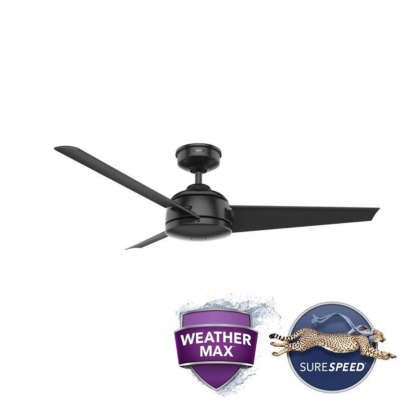 Hunter 52" Riptide WeatherMax Outdoor Ceiling Fan Wall Control - Extreme Weather Corrosion & Salt-Air Resistant