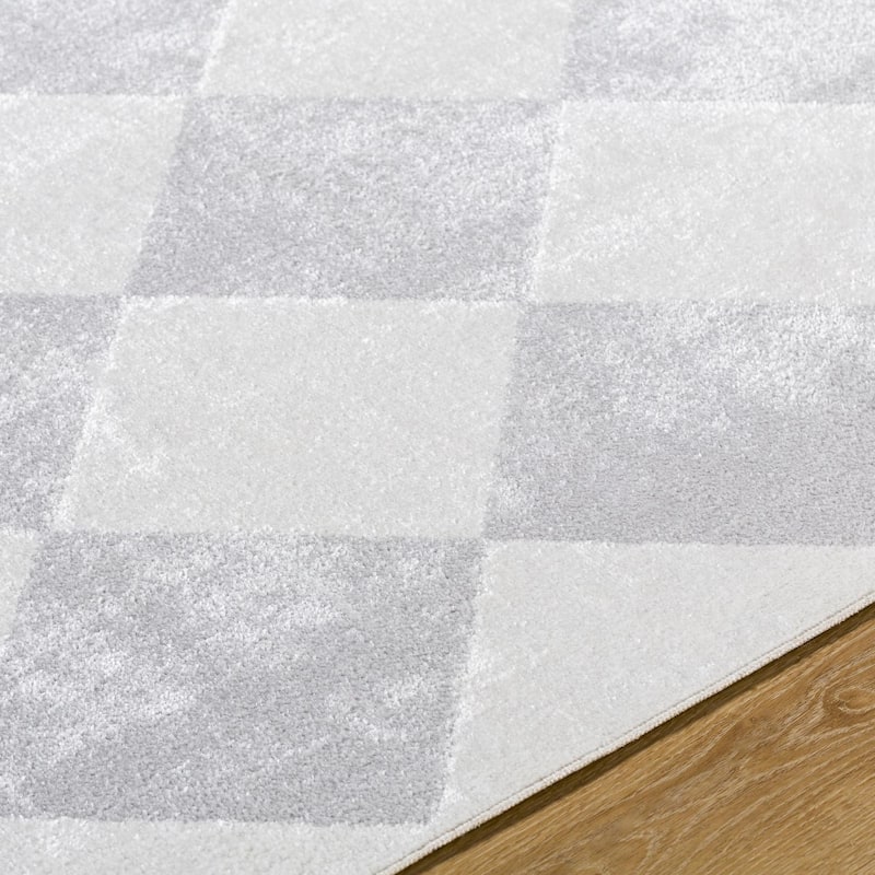 Livabliss Lillian Modern & Contemporary Checkered Indoor/Outdoor Area Rug