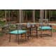 Sunbrella Solid fabric 2 pack 18 in. Square seat pad with 21 options - 18"W x 18"D x 2.5"H
