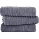 preview thumbnail 4 of 61, Classic Turkish Towels Cotton Bath Sheets Set of 3 Oversized Ribbed Towels, Ultra-Soft & Absorbent - 40x65