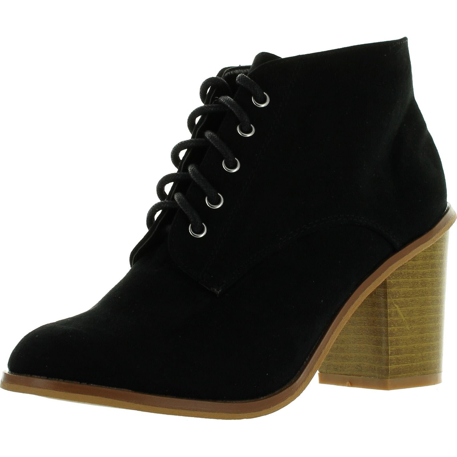 qupid lace up booties
