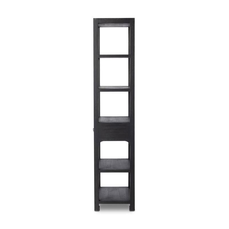 Sydney Bookcase-Aged Black Oak