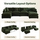 preview thumbnail 4 of 11, Cloud Chenille Upholstered Modular Sectional Sofa with DIY Combination Design