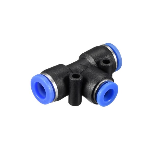 8pcs Push to Connect Fittings T Type 5/16¡° -15/64¡± od Tube Fittings Blue