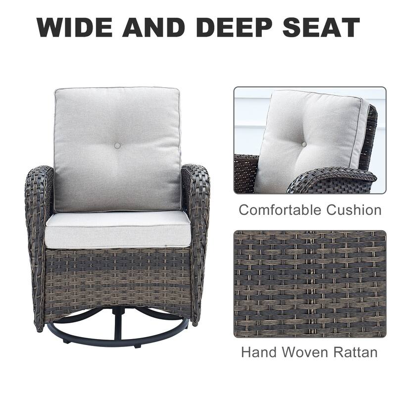 Outdoor Swivel Rocking Chairs High Back