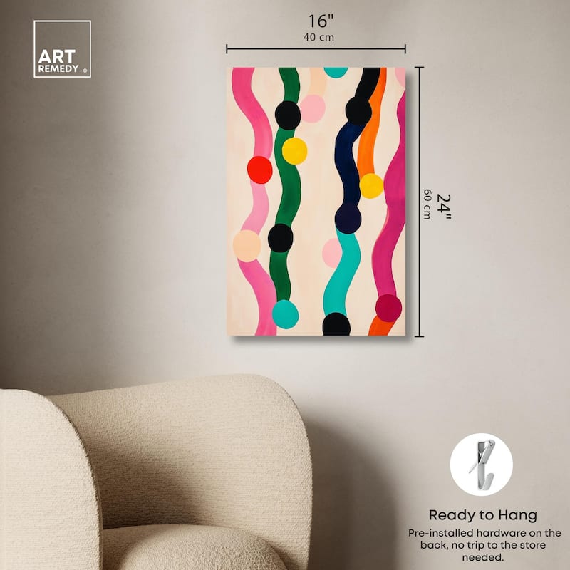 Pearl Colors I Canvas by Art Remedy, Gallery Wrapped