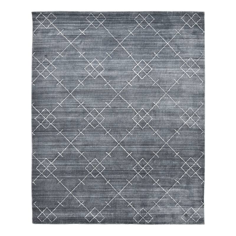 Overton Handmade Boho Geometric Area Rug