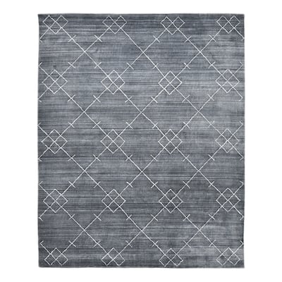 Overton Handmade Boho Geometric Area Rug