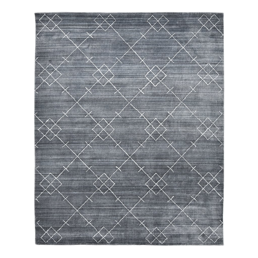 Overton Handmade Boho Geometric Area Rug