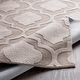 preview thumbnail 36 of 56, Hand-Woven Ali Tone-on-Tone Moroccan Trellis Wool Rug (9' x 12') - 9' x 12'