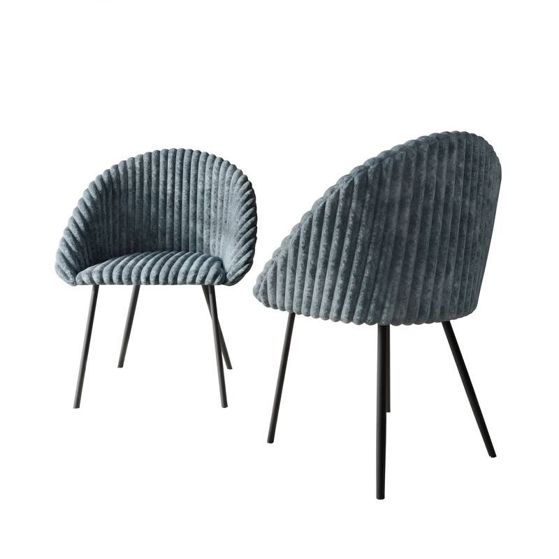 CraftPorch Mid Century Modern 2-Piece Dining Chair - Light Blue