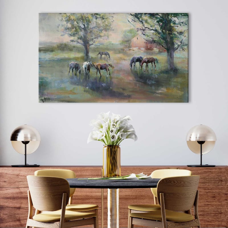 "Daybreak on the Farm" by Marilyn Hageman Print on Canvas