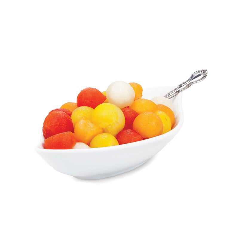 CatCora Melon Baller, Dual Blades 22/30-Millimeter For Melon Balls and Garnishes, Soft Handle