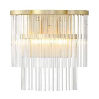 Minka Lavery 5452 Azura 2 Light 12" Tall Wall Sconce with Clear Glass