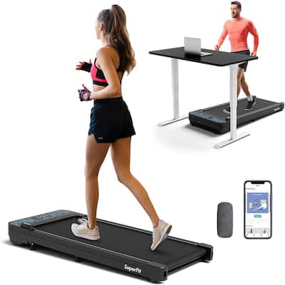3-in-1 Walking Pad Under Desk Adjustable Speed Compact Treadmill