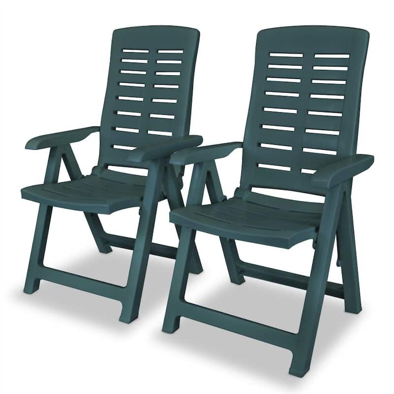 vidaXL Patio Bistro Set Outdoor Furniture Set Patio Table and Chairs Plastic - 39.8" x 26.8" x 28.3"