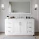 Option White / Giotto Quartz Top / Brushed Nickel