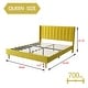 preview thumbnail 33 of 58, Alazyhome Upholstered Platform Bed Frame