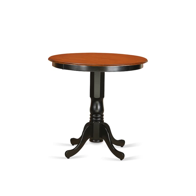 Counter Height Table Set - Kitchen Pub Table & Bar Stool - 5 Piece Modern Design