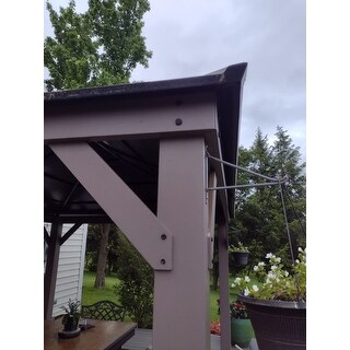 Sunjoy Archwood Cedar Framed Gazebo 