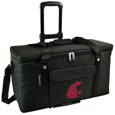 Washington State Cougars Collapsible Cooler on Wheels