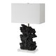 preview thumbnail 6 of 8, Uttermost Basalt Black Stone Table Lamp - 27.25" H X 17" W X 10" D