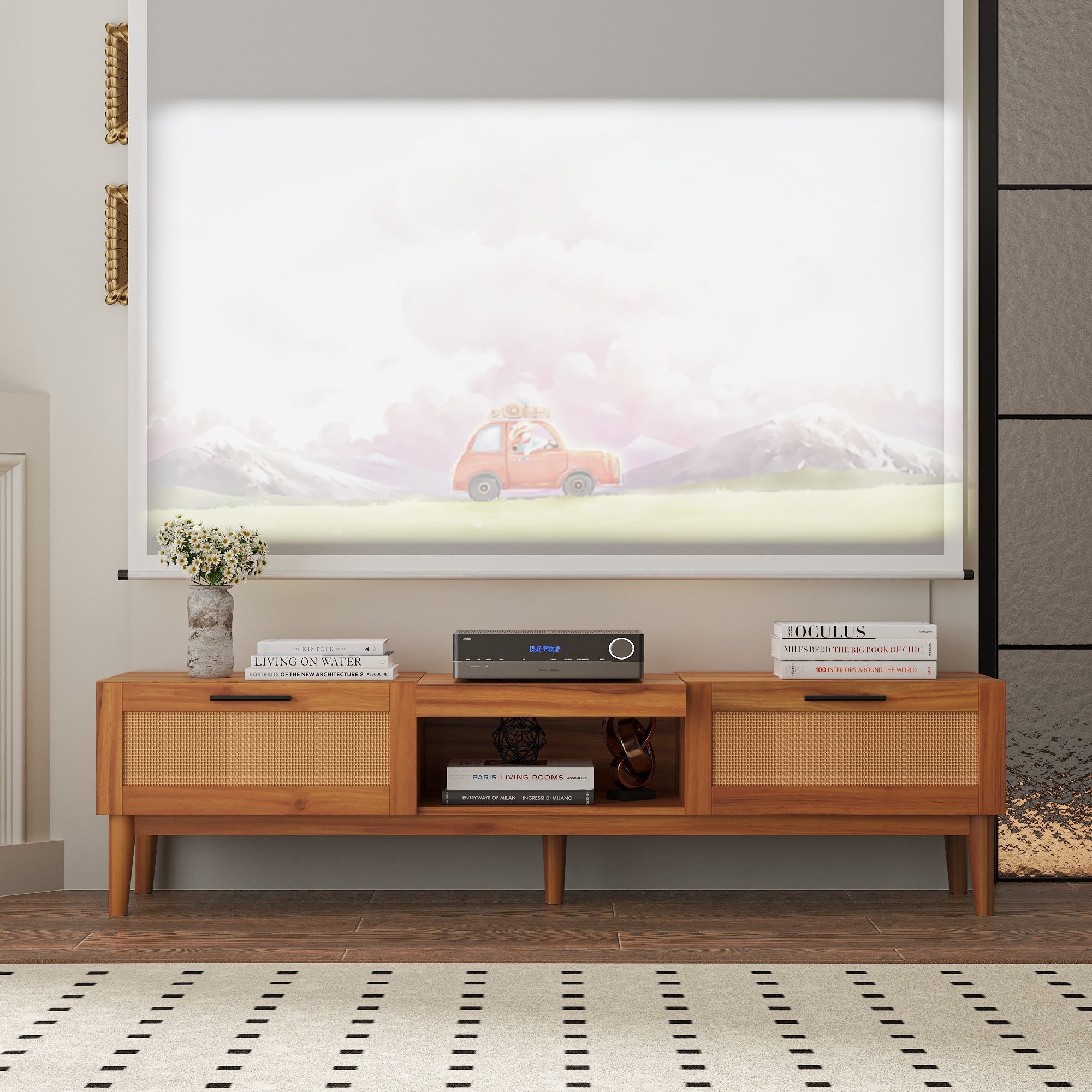 Modern tv shop console 80 inch