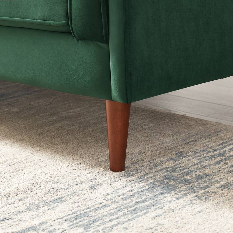 Lavinia Mid Century Modern Style Sofa Couch for Living Room - 33" x 88" x 34"