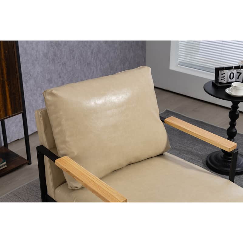 Accent Chair Guest Chair Armchair - khaki