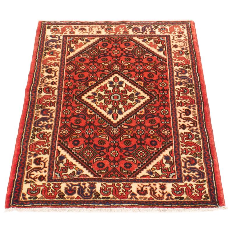 ECARPETGALLERY Hand-knotted Andelz Copper Wool Rug - 3'3 x 4'10