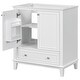 preview thumbnail 16 of 29, Modern 30 Inch Bathroom Vanity Base with Drawer and Adjustable Shelves, Cabinet Only without Sink