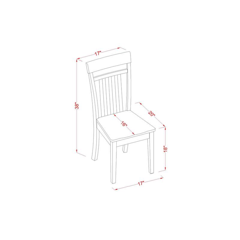 Dinette Set - Kitchen Table & Chairs - Small Dining Room Set - Modern Design