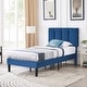 preview thumbnail 9 of 12, Javlergo Twin Size Kids Bed Frame with Adjustable Height Headboard Bed Frame with Heavy Duty Frame No Box Spring Needed
