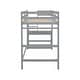 preview thumbnail 7 of 18, Twin High Loft Bed with Ladder landing Platform, Ladders, Guardrails