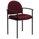preview thumbnail 5 of 43, Comfort Stackable Steel Side Reception Chair with Arms