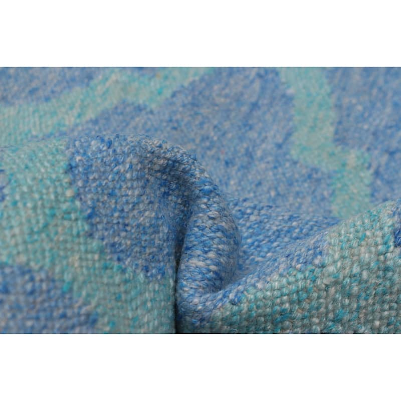 Ankara FW Blue Kilim 5'1" x 8'1" - 5'1 x 8'1
