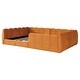 preview thumbnail 29 of 37, Velvet Upholstered Floor Bed