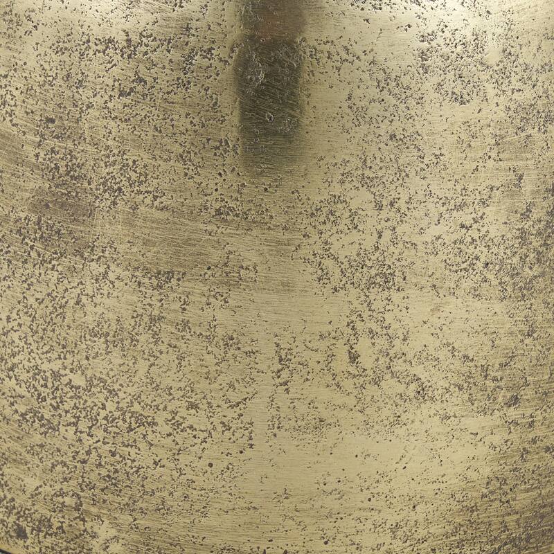 Quonset Antiqued Brass Aluminum Metal Decorative Object (10")