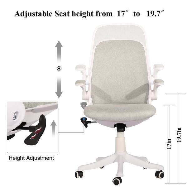 VECELO Adjustable Seat Office Chair/ Mesh Chair/ Task