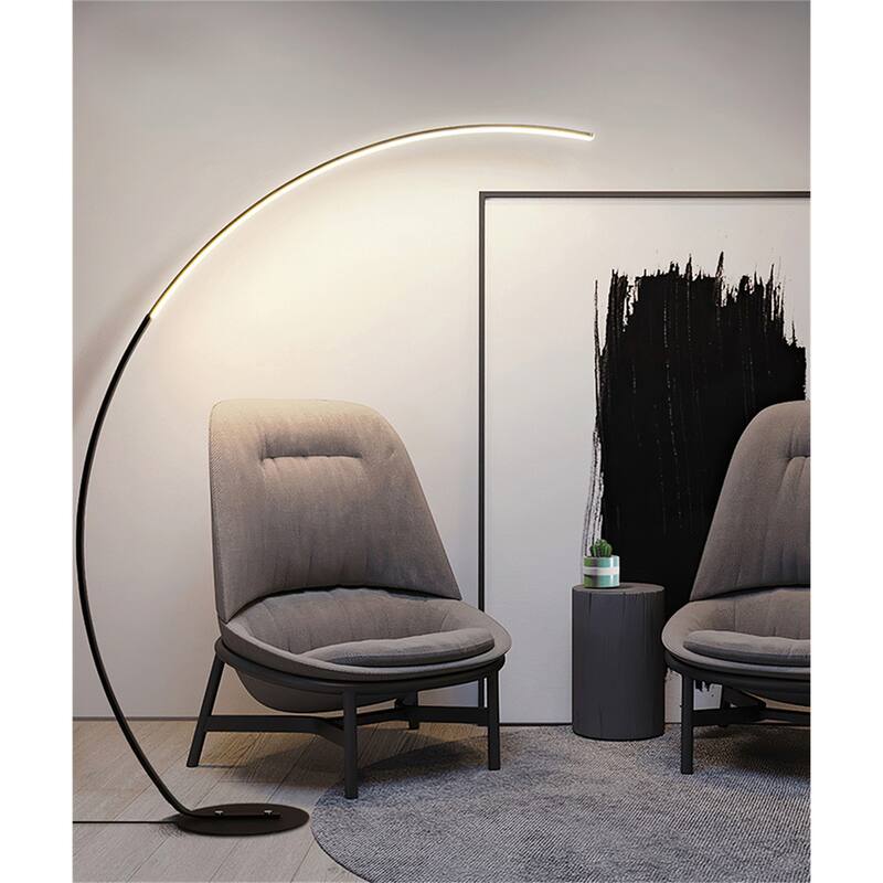 62.99 Inches Metal Arched Floor Lamp