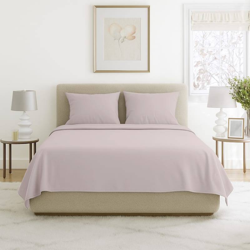 Wrinkle Resistant Brushed Microfiber Sheet Set by Windsor Home - Full - Bone