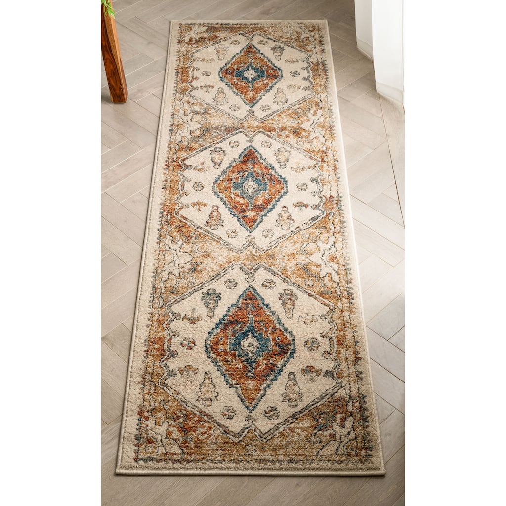 Well Woven Tikal Aliz Vintage Medallion Area Rug