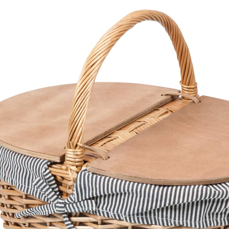 Picnic Time Country Willow Picnic Basket N/A Bed Bath & Beyond