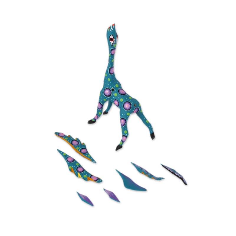 Novica Handmade Winged Song Wood Alebrije Statuette
