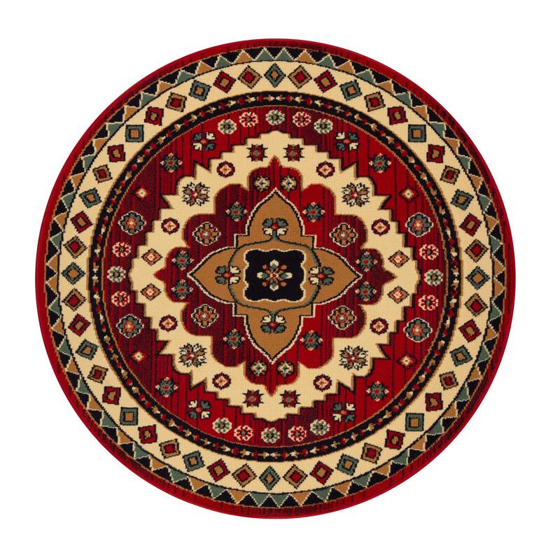 Aztec Bohemian Eclectic Style Indoor Small Area Rug by Superior
