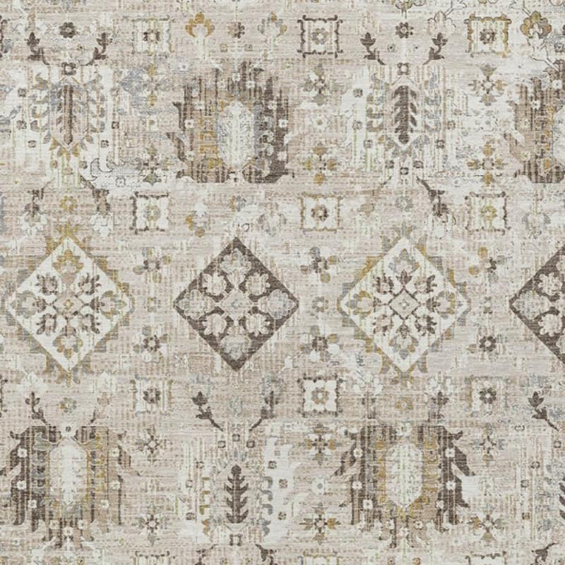 HomeRoots Floral Medallion Traditional Rectangle Outdoor Rug