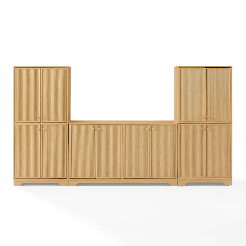 Crosley Naomi 3-Piece Sideboard And Pantry Set