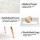 preview thumbnail 35 of 92, Velvet Storage Ottoman Bench with gold legs and Nailhead Trim for Bedroom/End of Bed/Entryway/Window
